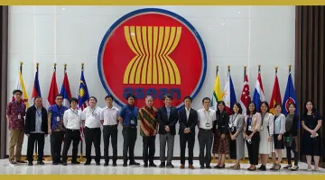 The First Joint Meeting of the Mission of Japan to ASEAN and the JAIF Management Team