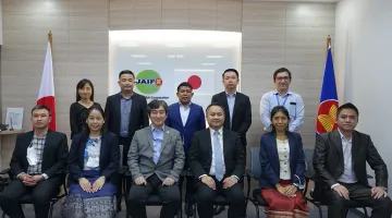 Attachment Officers from the Mission of Lao PDR to ASEAN Attended Briefing on JAIF