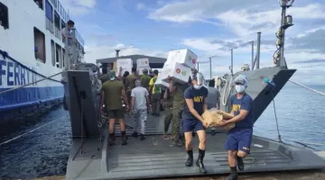 Relief Supplies Distributed to Super Typhoon Rolly Victims