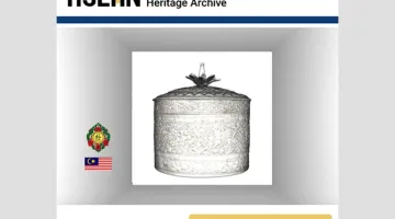 The Silver Container from Malaysia, One of the Featured Heritage Collections of the ACHDA E-Exhibition