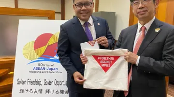 Ambassador KIYA received a Courtesy Call by the ASEAN Regional Mine Action Center (ARMAC)