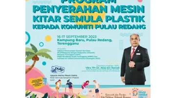 Handover Ceremony of Plastic Recycling Machine to Kampung Baru Community, Redang Island, Terengganu