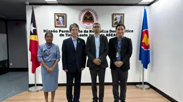 JMT Conducts Courtesy Visit/First Consultation with Timor-Leste Mission