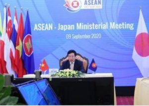 Japan-ASEAN Foreign Ministers’ Meeting, Establishment of “New Corona ASEAN Response Fund”