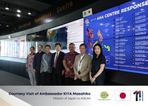 Courtesy Visit of Ambassador KIYA Masahiko to the AHA Centre