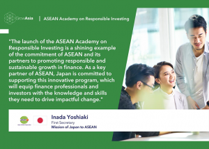 Launch of the ASEAN Academy on Responsible Investing