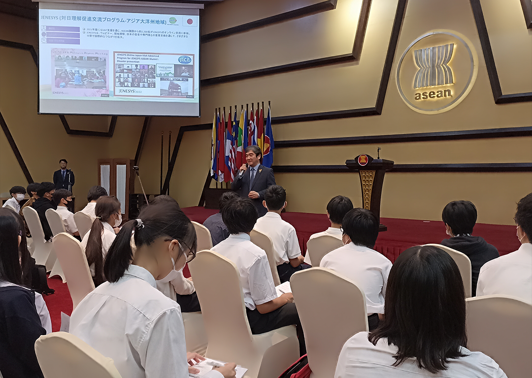 JMT Director Welcomed the Students from the Jakarta Japanese School