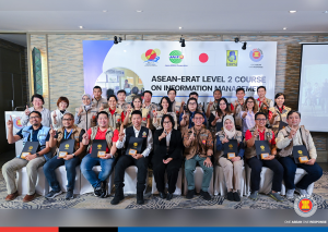 ASEAN-ERAT Members Completed the 2nd Level 2 Course on Information Management