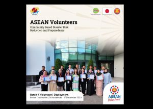 ASEAN Volunteers Batch 4 Volunteers’ Deployment in Brunei Darussalam on Water and Sanitation Hygiene (WASH) systems in rural areas