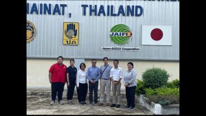 MoJ, JMT Visit the Disaster Emergency Logistics System for ASEAN (DELSA) Satellite Warehouse in Thailand