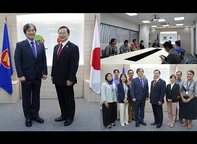 JMT Welcomes the Visit of Mr. CHUJO Kazuo, Minister/Deputy Head of the Mission of Japan to ASEAN