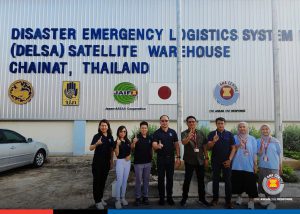 AHA Centre conducted a routine warehouse audit at Disaster Emergency Logistics System for ASEAN (DELSA) Satellite Warehouse in Chainat, Thailand