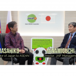 Ambassador KIYA Masahiko of Mission of Japan to ASEAN Interviewed JMT Director Minamiguchi Naoki