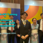 Participants from ASEAN-IPR Training: “Enhancing the Role of Youth in Peacebuilding” Shares Experience