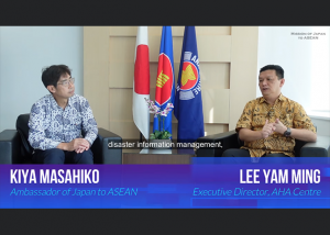 Interview with The ASEAN Coordinating Centre for Humanitarian Assistance on disaster management (AHA Centre) as One of Japan’s Partners in Disaster Management Area