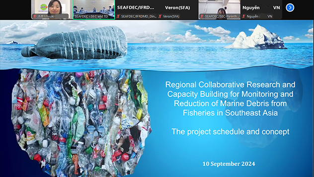 JMT Attends the Regional Kick-off Meeting of “Regional Collaborative Research and Capacity Building for Monitoring and Reduction of Marine Debris from Fisheries in Southeast Asia”