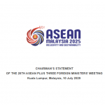 Chairman’s Statement of the 26th ASEAN Plus Three Foreign Minister’s Meeting – Review and Future Direction of ASEAN Plus Three (APT) Cooperation
